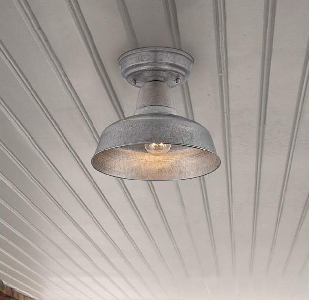 Galvanized ceiling